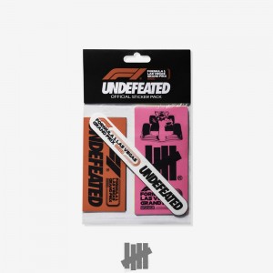 Undefeated Undftd UNDEFEATED X F1 LVGP STICKER PACK Stickers MULTI | MCSHF-4296