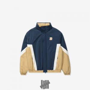Undefeated Undftd UNDEFEATED RETRO SPORTS PADDED JACKET Oberbekleidung Navy | QWPOG-1837