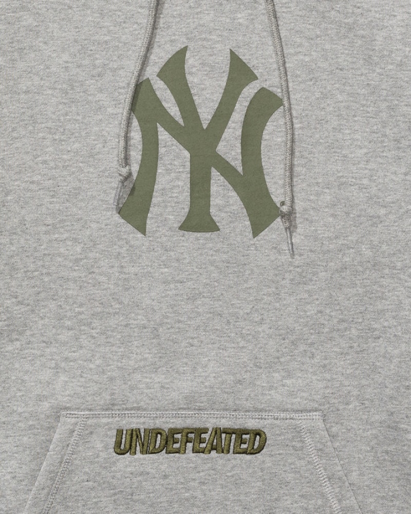Undefeated Undftd UNDEFEATED X NEW ERA NY YANKEES HOODIE Fleeces HEATHERGREY | BKYXS-5128